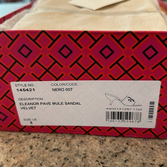 Tory Burch Women's Eleanor Pavé
Kitten Heel Sandals - Picture 9 of 10